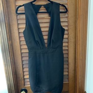 Glamorous - Backless Romper - Plunging Neckline